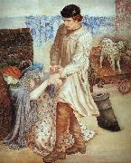 Dante Gabriel Rossetti Found oil